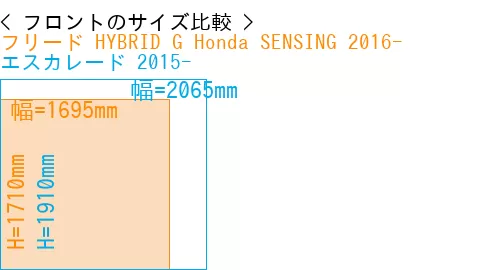 #フリード HYBRID G Honda SENSING 2016- + エスカレード 2015-
